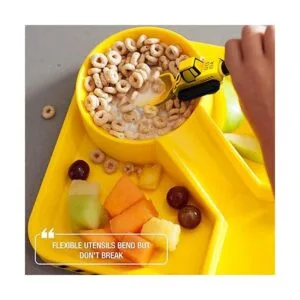 Dinneractive Juego de utensilios para niños tenedor y_5