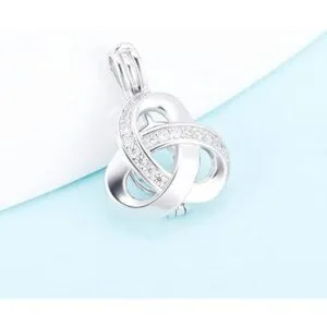 LGSY Colgantes de jaula de perlas de plata de ley con nudo_2