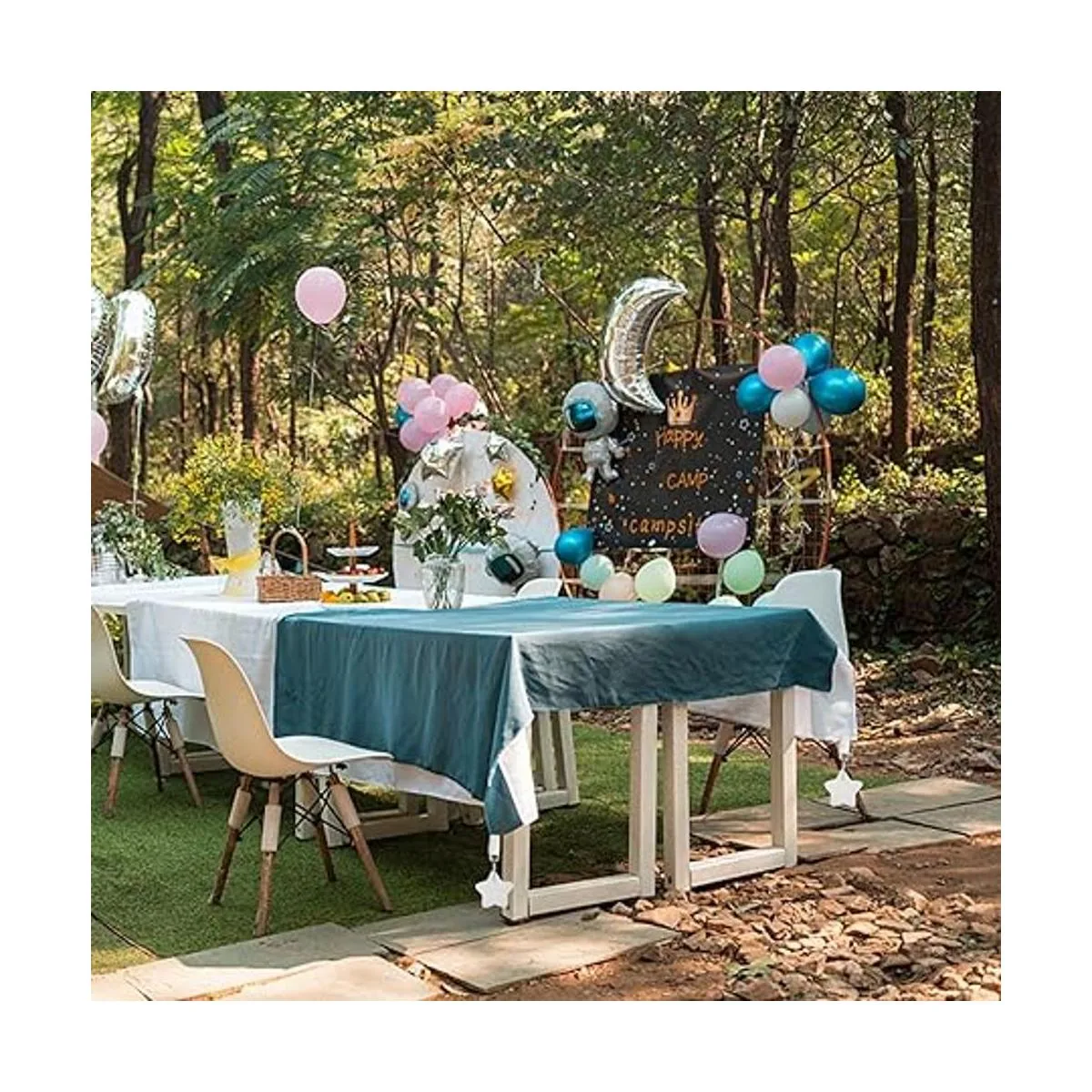 AVLA Paquete de 10 unidades de pesas de mantel piedras_7