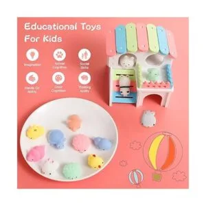 Aeyohni Juguete blando 50 piezas para niños recuerdos de_5