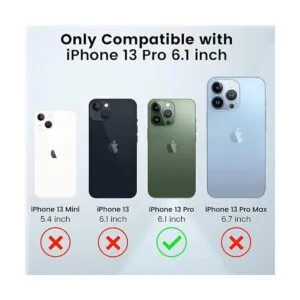 Caka Funda para iPhone 13 Pro con funda de cámara y_2