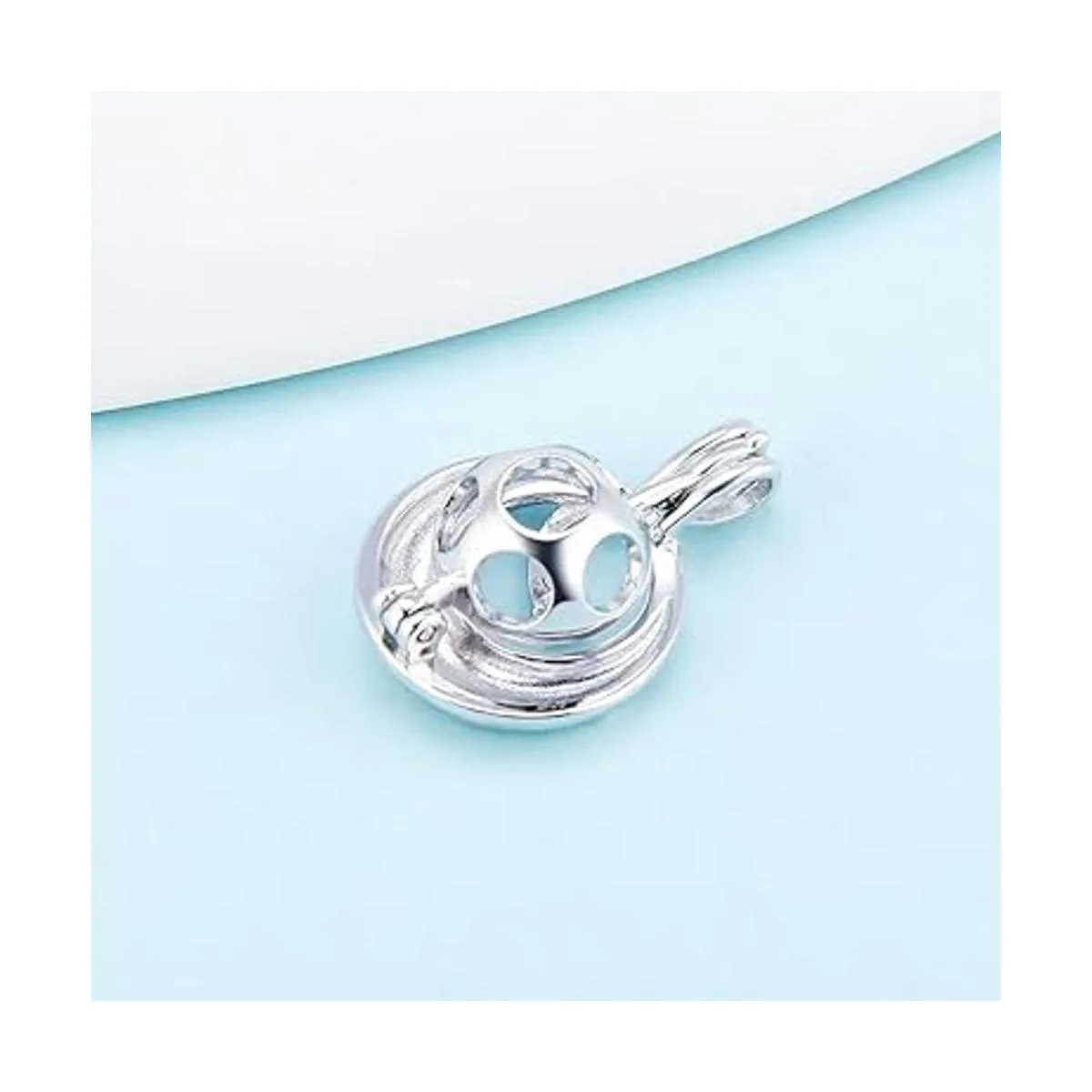 LGSY Colgantes redondos de plata de ley 925 con grabado I_3