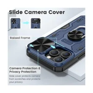 Caka Funda para iPhone 13 Pro con funda de cámara y_3