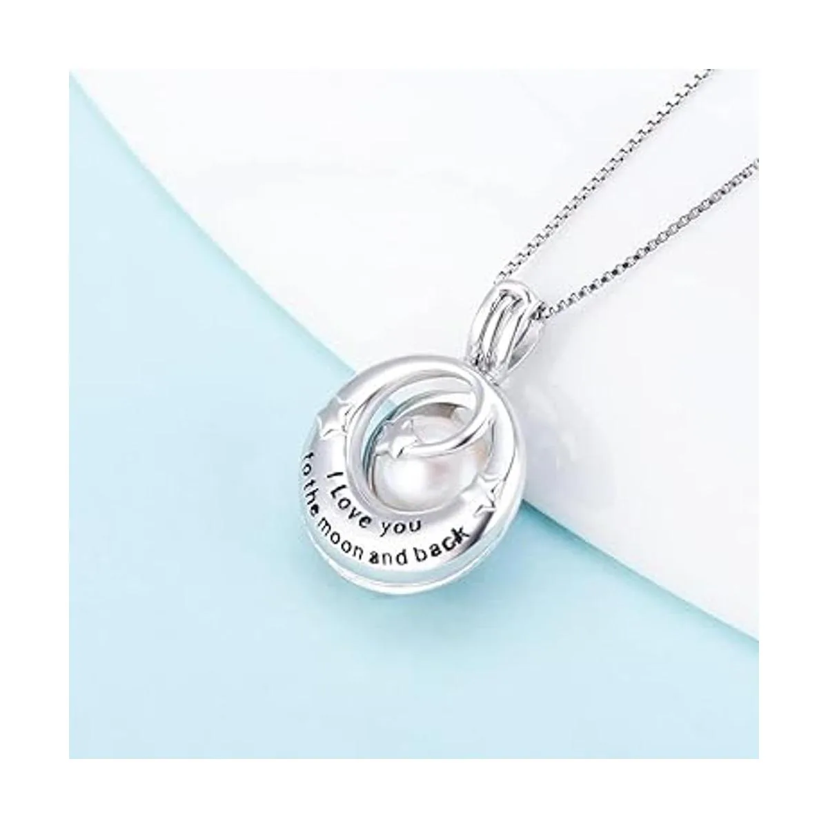 LGSY Colgantes redondos de plata de ley 925 con grabado I_5