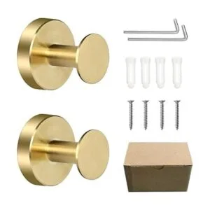 WaaWee 2 ganchos para toallas de baño montaje en pared de_7