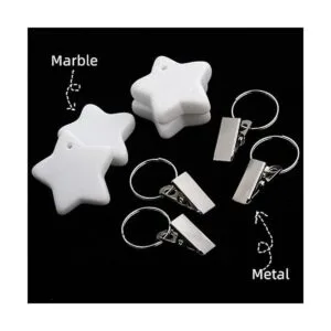 AVLA Paquete de 10 unidades de pesas de mantel piedras_5