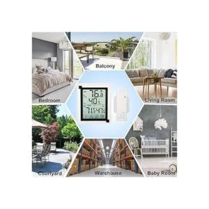 inhuhoo Termómetro para interiores y exteriores con_6