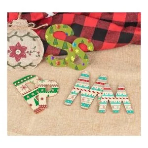 ilauke Letras de madera de 2 pulgadas 170 letras del_7