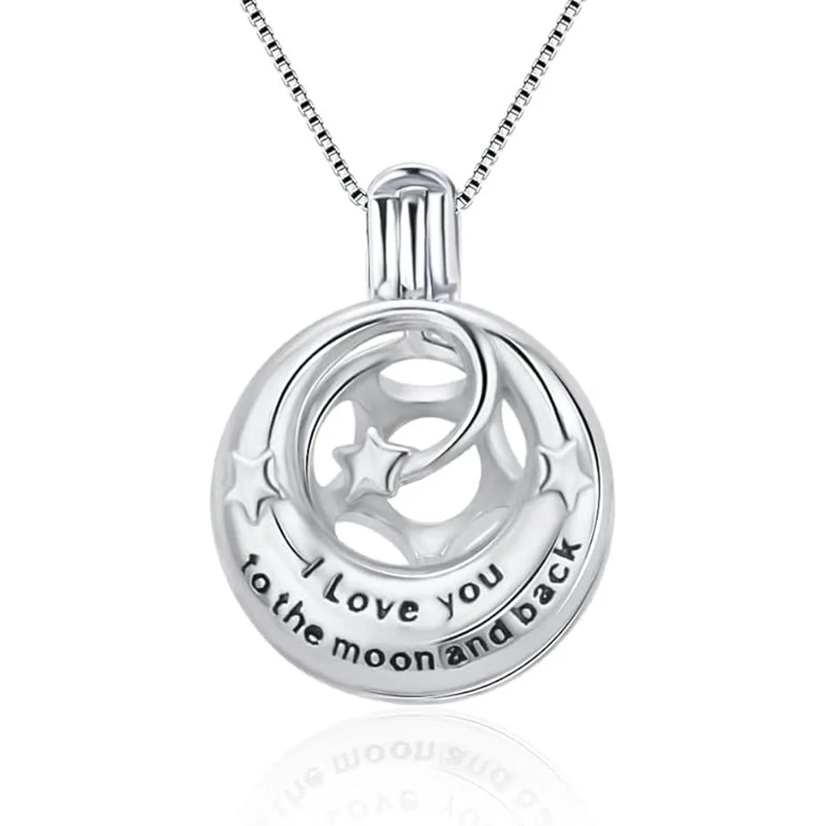 LGSY Colgantes redondos de plata de ley 925 con grabado I_1