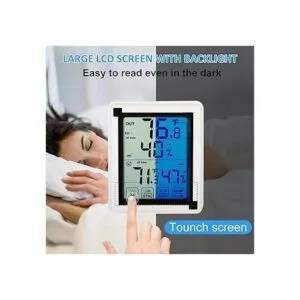 inhuhoo Termómetro para interiores y exteriores con_7