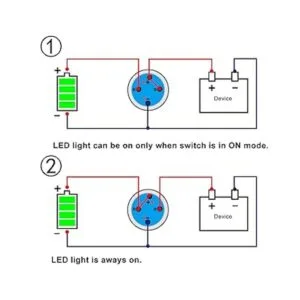 Linkstyle Interruptor de botón pulsador para_3