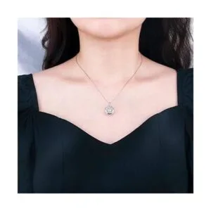 LGSY Colgantes redondos de plata de ley 925 con grabado I_6