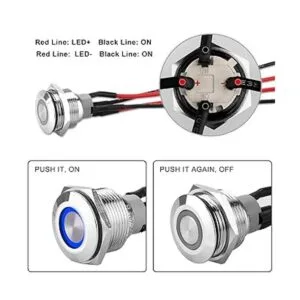 Linkstyle Interruptor de botón pulsador para_2