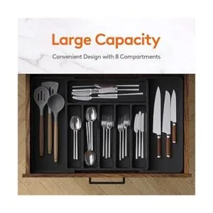 Lifewit Organizador de cajones de cubiertos bandeja_2