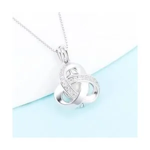 LGSY Colgantes de jaula de perlas de plata de ley con nudo_5