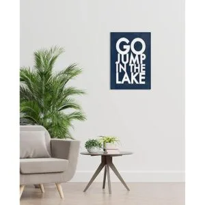 Go Jump In The Lake Lienzo decorativo para pared diseño_3