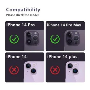 Paquete de 2 Protector de lente de cámara para iPhone 14_2