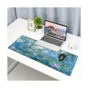 Monet Alfombrilla de ratón con borde cosido XL grande_7