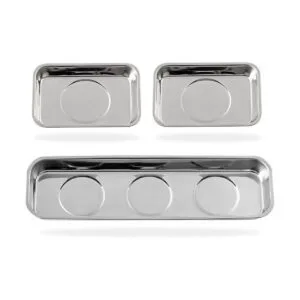 Rechabite Juego de 3 bandejas magnéticas de acero_1