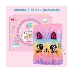 HOMICOZY Diario de gatos con cerradura y llaves para_3