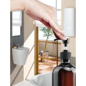 Botellas de plástico vacías con dispensador de bomba y 6_6