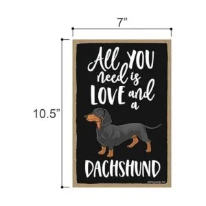 Honey Dew Gifts All You Need is Love and a Dachshund_2