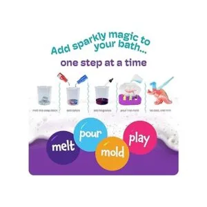 Kit de fabricación de jabón Dino para niños kits de_5