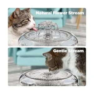 Ciays Fuente de agua para gatos fuente de agua automática_3