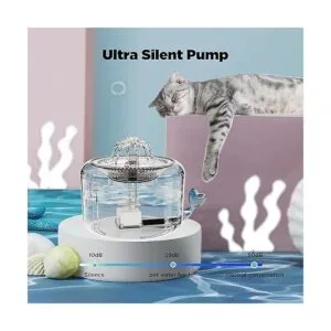 Ciays Fuente de agua para gatos fuente de agua automática_5