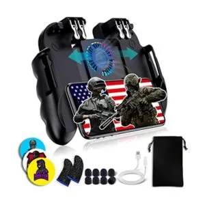 Controlador de juego móvil de 4 disparadores con_1