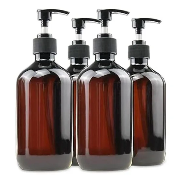 Botellas de plástico vacías con dispensador de bomba y 6_5
