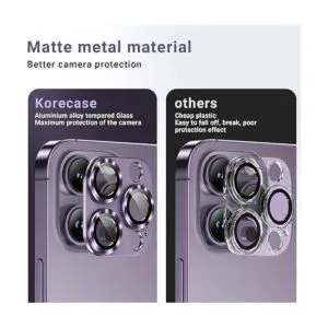 Paquete de 2 Protector de lente de cámara para iPhone 14_3