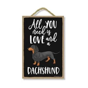 Honey Dew Gifts All You Need is Love and a Dachshund_1