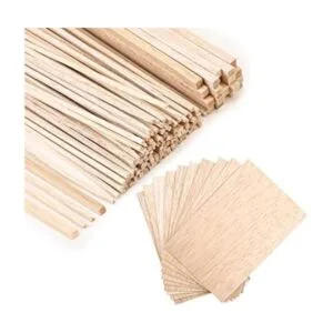 150 varillas de madera balsa de madera dura cuadradas de_1