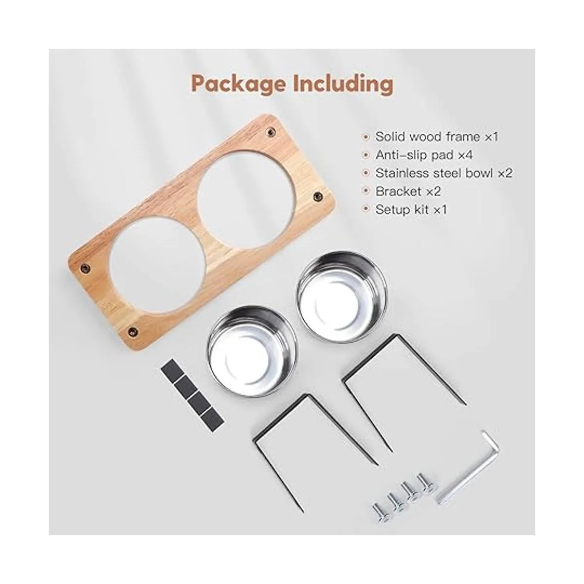 Siooko Cuencos elevados para gatos cuencos elevados_7