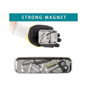 Rechabite Juego de 3 bandejas magnéticas de acero_4