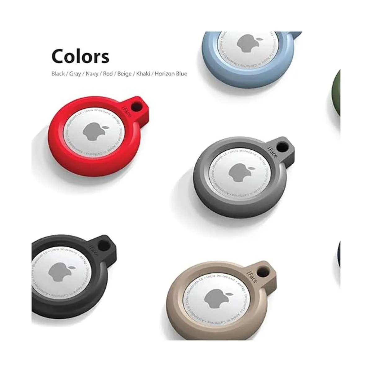 Iface Reflection Para Airtag Funda Azul Pálido_4