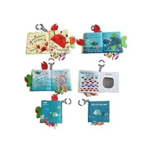 Libros de peces para bebés de 0 a 6 meses de tacto y tacto_6