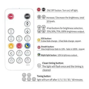 Kintion Luces LED de espejo de tocador estilo Hollywood_3