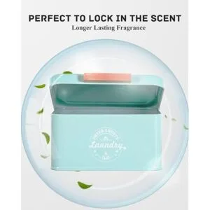 Dryer Sheet Holder Dispenser Container with Hinged Lid_3