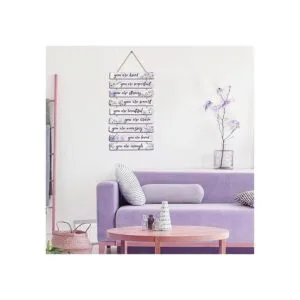 Un juego de 9 piezas de decoración de pared floral_5