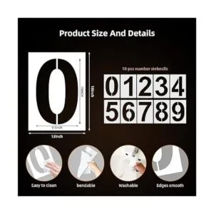 Plantillas de números grandes de 18 pulgadas plantillas_2