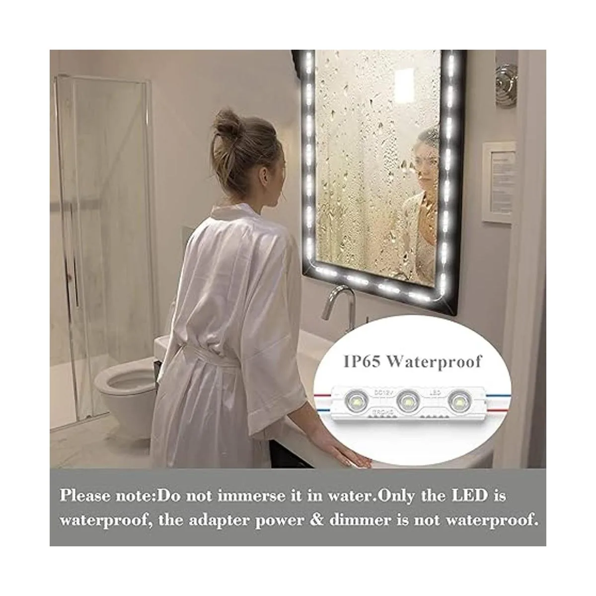 Kintion Luces LED de espejo de tocador estilo Hollywood_2