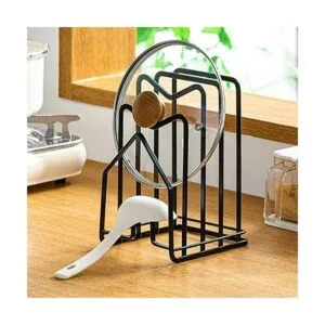 Poeland Organizador de despensa de cocina para vajilla_2