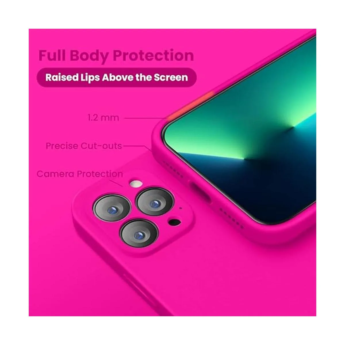 Cordking Funda diseñada para iPhone 13 Pro Max cubierta_4