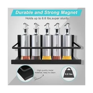 Paquete de 2 estantes magnéticos Feokely para especias_4