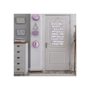 Un juego de 9 piezas de decoración de pared floral_6