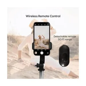 TALK WORKS Juego de palo selfie control remoto y trípode_5