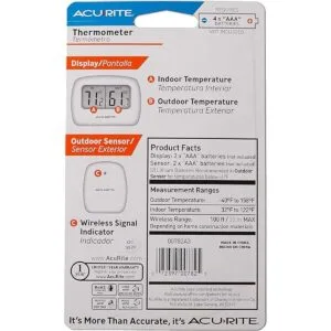 AcuRite 00782A2 Termómetro inalámbrico para interiores y_3