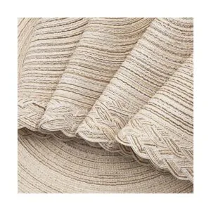 SHACOS Juego de 6 manteles individuales redondos tejidos_5